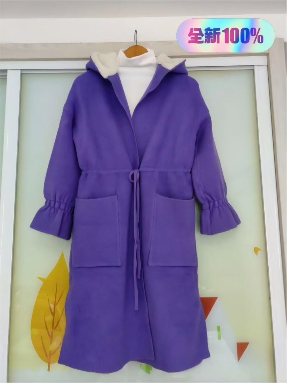 💜 Purple Wool Blend Coat – NWT (New with Tags) 💜